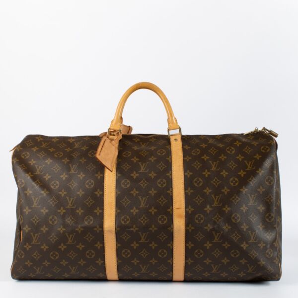 Authentic preloved Louis Vuitton Monogram Keepall 60 on Labellov.com