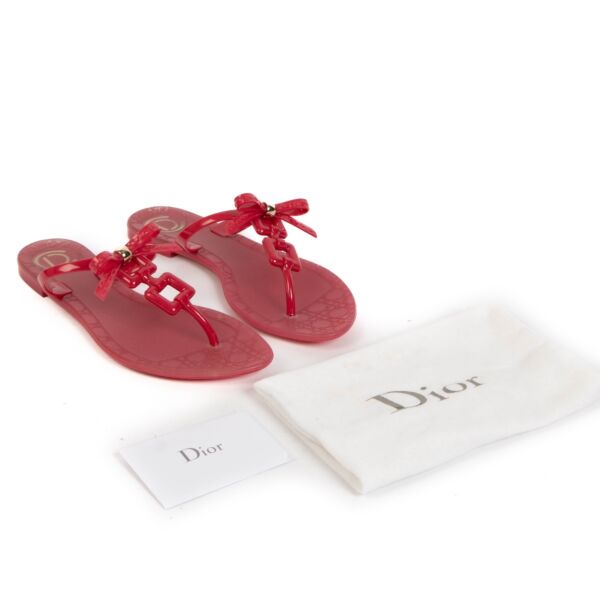 Christian Dior Pink Flipflops - Size 39