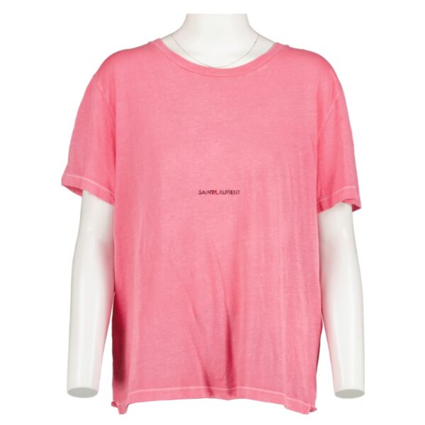 Saint Laurent Pink Rive Gauche T-shirt