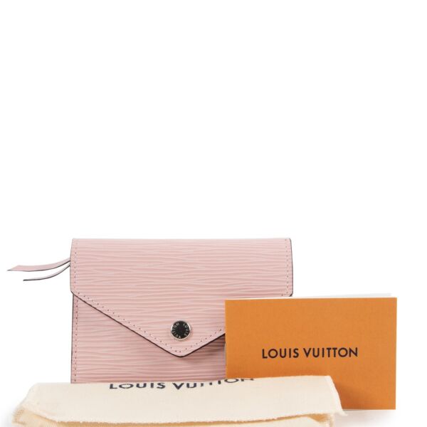 Louis Vuitton Rose Ballerine Epi Leather Victorine Wallet