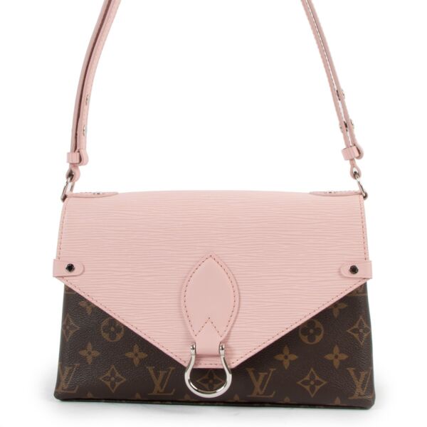 Louis Vuitton Saint Michel Monogram Rose Ballerine Epi Leather