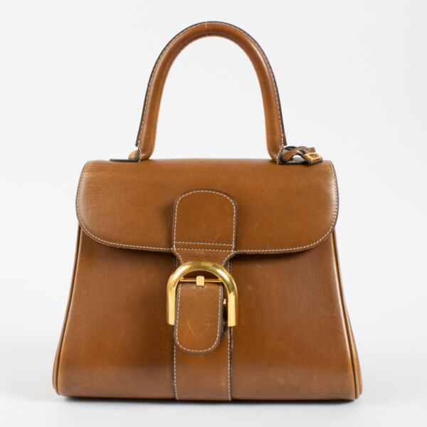 Delvaux Camel Smooth Leather Vintage Brillant PM