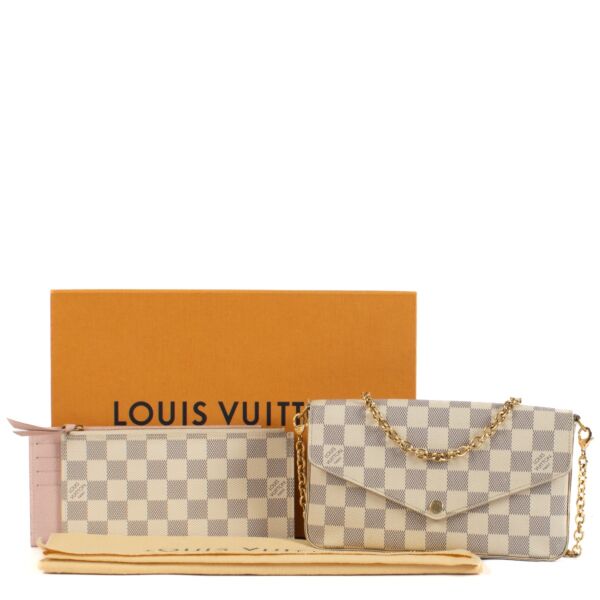 Louis Vuitton Damier Azur Pochette Félicie Bag