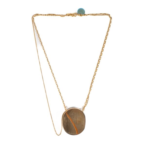 Shop 100% authentic second hand Celine Gold Disc Necklace on Labellov.com