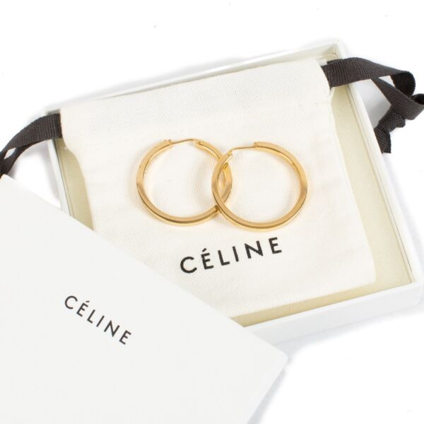 Celine Gold Hoop Earrings