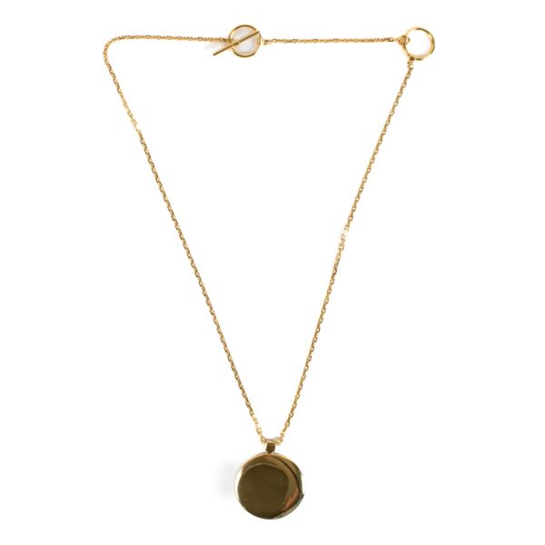 Shop 100% authentic second hand Celine Gold Patent Necklace on Labellov.com