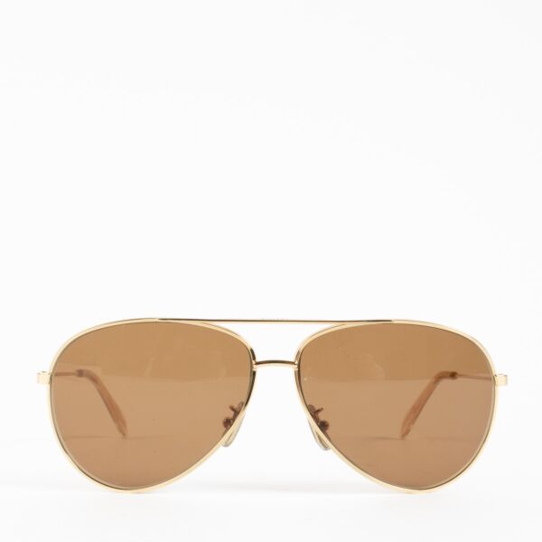 shop 100% authentic second hand Celine Gold Aviator Sunglasses on Labellov.com