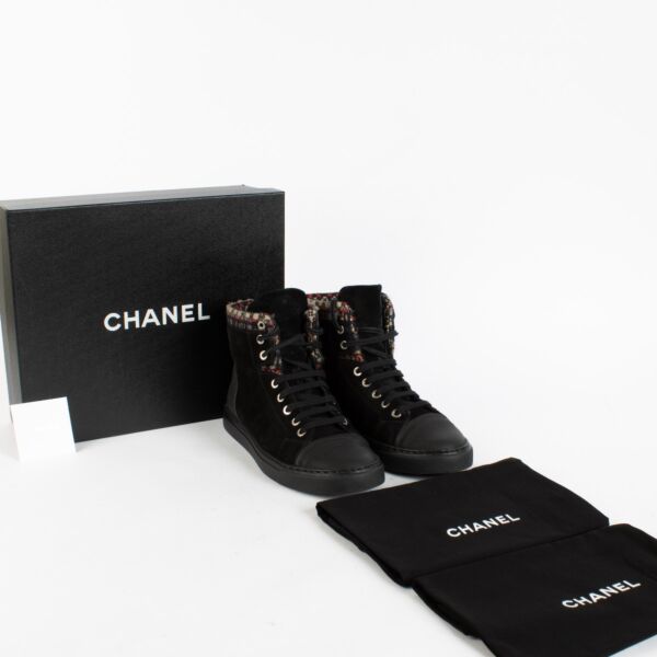 Chanel Black Sneakers - Size 39