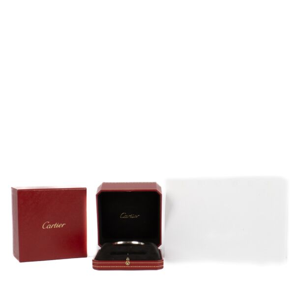 Cartier White Gold LOVE Bracelet Small Model - Size 17