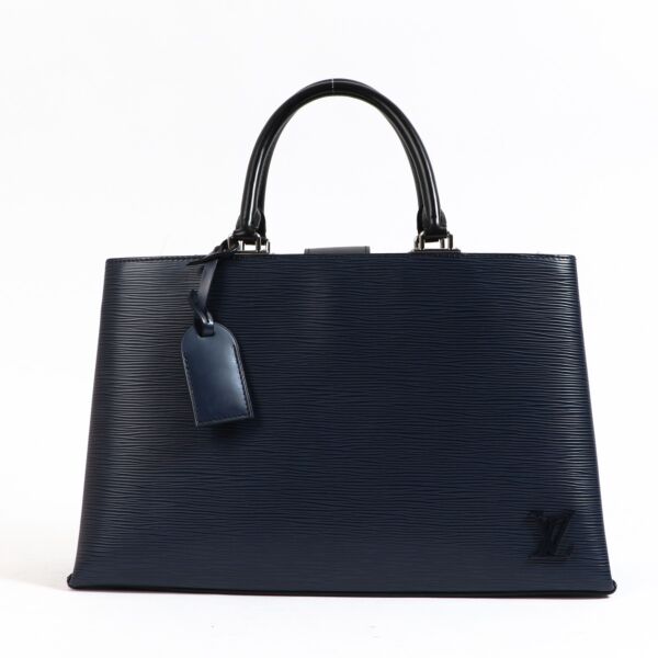 Louis Vuitton Kleber MM Indigo Epi Leather