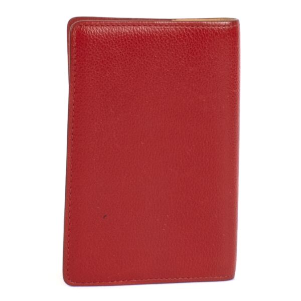 Delvaux Red Agenda Cover