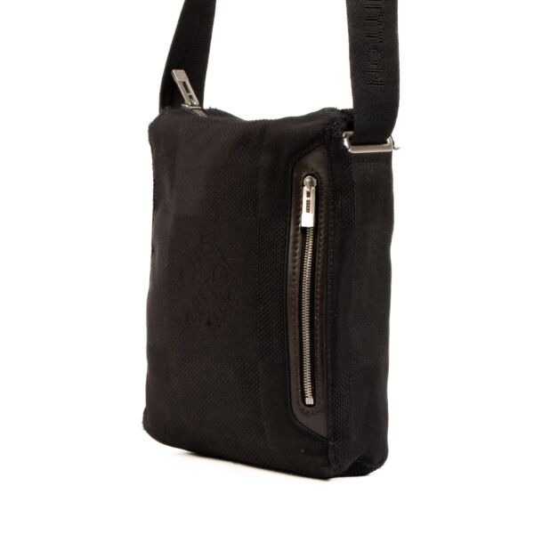 Louis Vuitton Black Citadin PM Messenger Bag