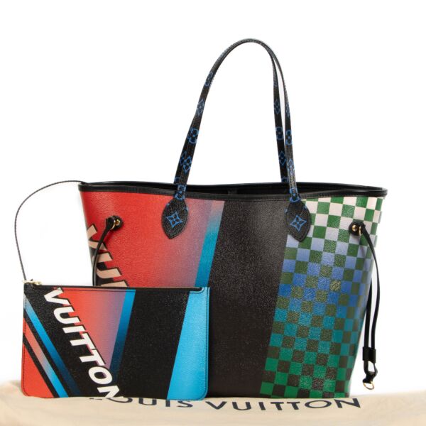 Louis Vuitton Limited Edition Neverfull Damier Race Bag
