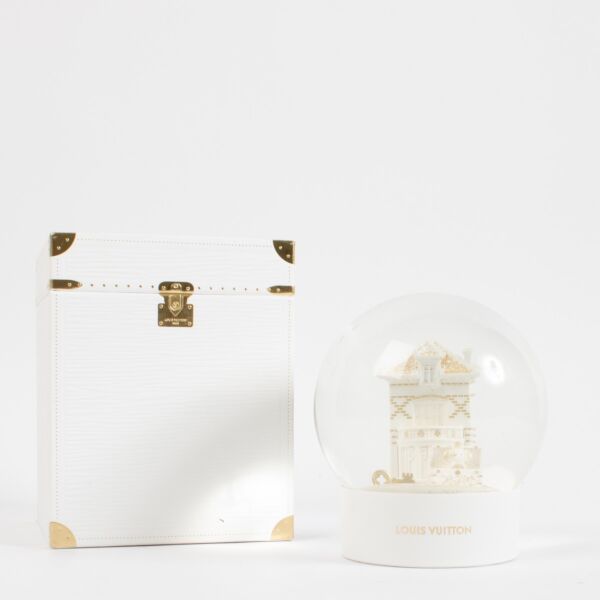 Louis Vuitton White Vivienne Snowglobe