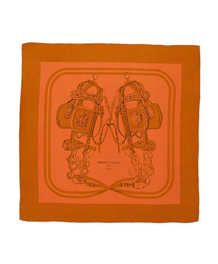 Hermes Orange Dip Dye Brides De Gala 