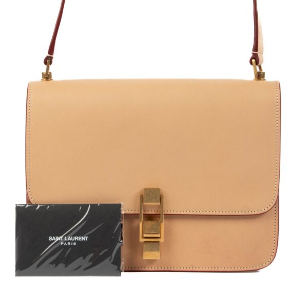 Saint Laurent Beige Le Carré Satchel Bag