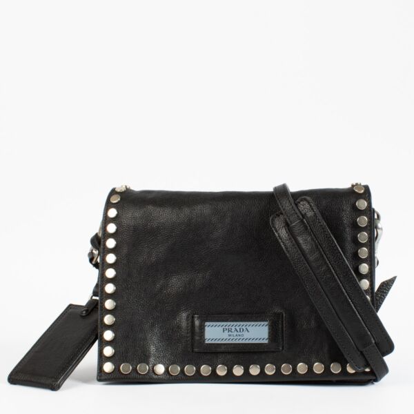 Shop 100% authentic second hand Prada Black Small Etiquette Bag on Labellov.com