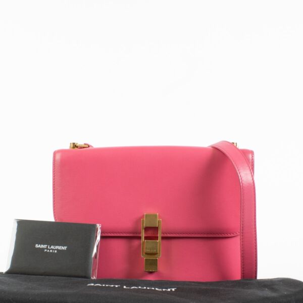 Saint Laurent Pink Carré Satchel Bag