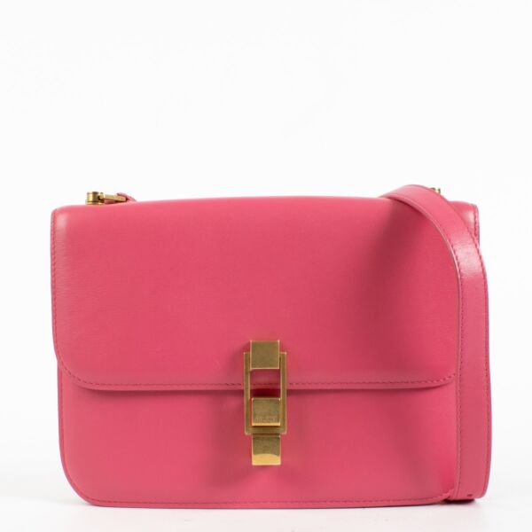 Saint Laurent Pink Carré Satchel Bag