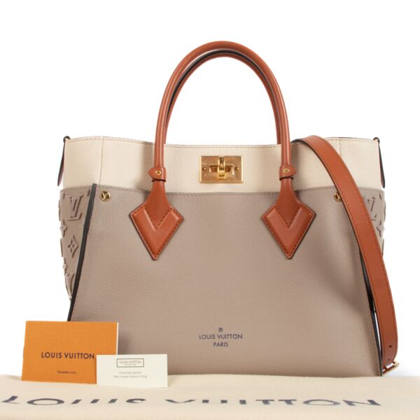 Louis Vuitton Gris Galet On My Side Shoulder Bag