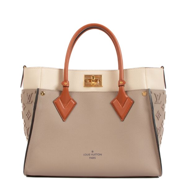 Louis Vuitton Gris Galet On My Side Shoulder Bag