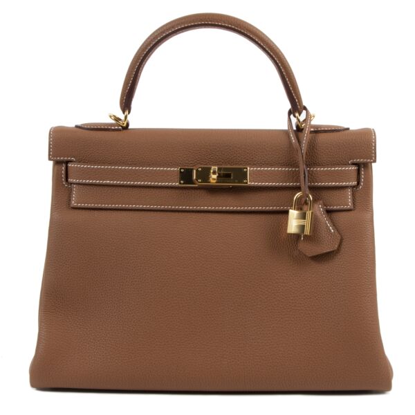 Hermès Kelly 32 Veau Togo Gold GHW