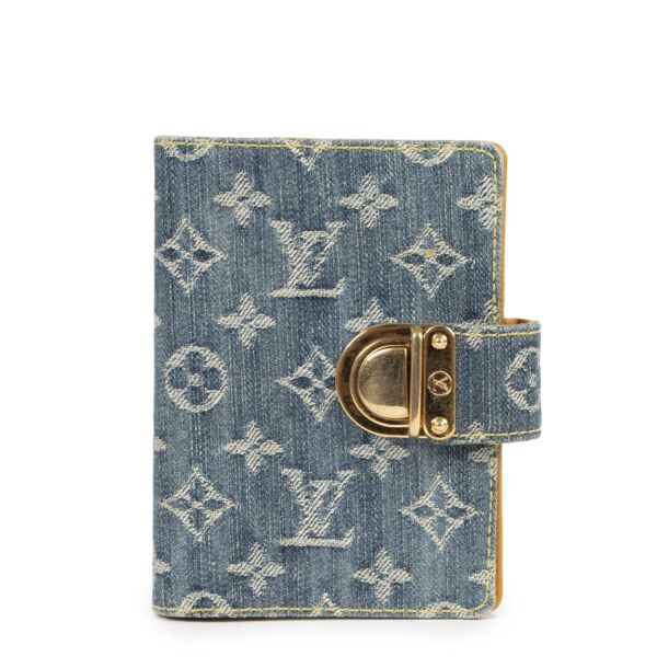Louis Vuitton Blue Denim Monogram 6 Ring Agenda for the best price at Labellov