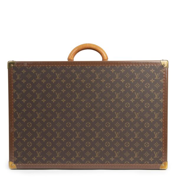 Authentique seconde-main vintage Louis Vuitton Bisten 65 Monogram Travel Trunk achète en ligne webshop LabelLOV