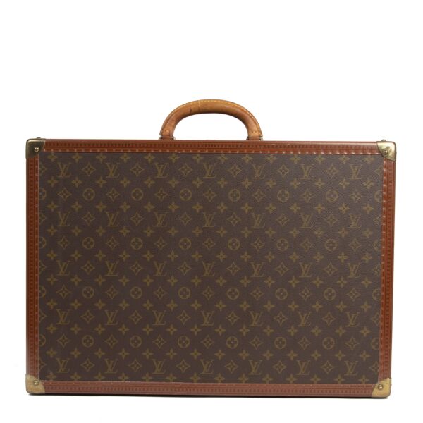 Authentieke tweedehands vintage Louis Vuitton Bisten 60 Monogram Travel Trunk koop online webshop LabelLOV