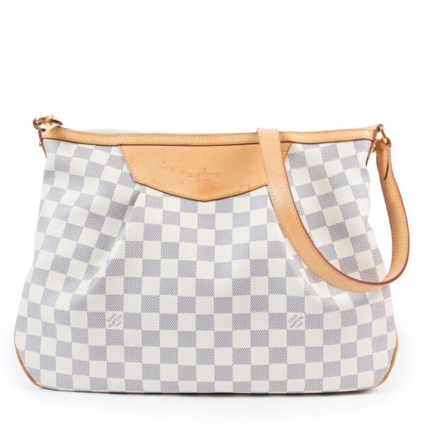 Louis Vuitton Damier Azur Siracusa PM Crossbody Bag