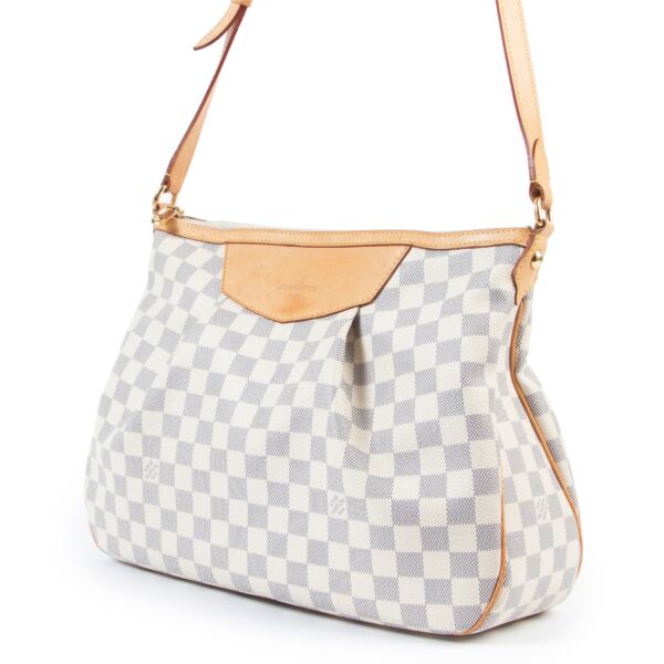 Louis Vuitton Damier Azur Siracusa PM Crossbody Bag