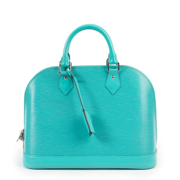 Louis Vuitton Alma PM Epi Turquoise