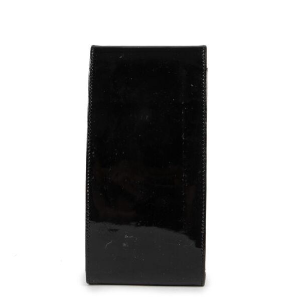Chanel Black Patent Leather Glasses Case