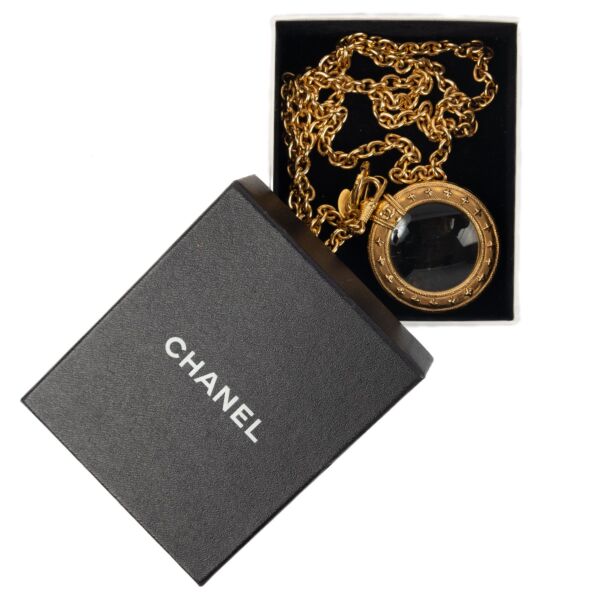 Chanel Gold Pendant Necklace