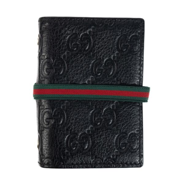Gucci Guccissima Leather Card Holder
