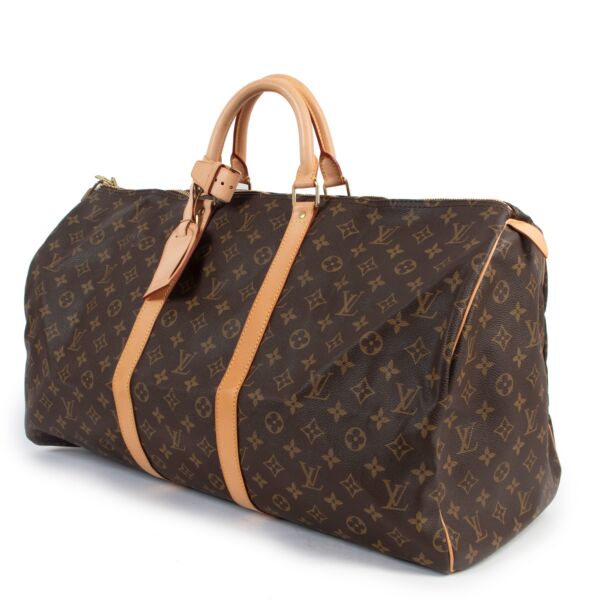 Louis Vuitton Monogram Keepall 55 Travel Bag
