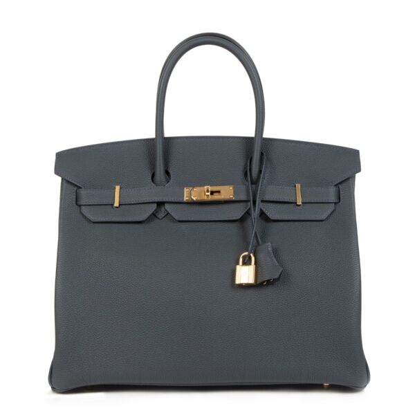 Hermès Birkin 35 Vert Rousseau Togo GHW