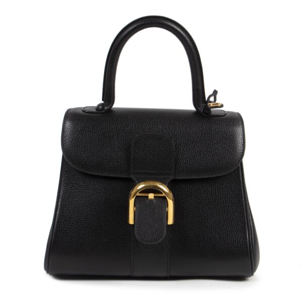 Authentique seconde-main vintage Delvaux Black Brillant PM Bag achète en ligne webshop LabelLOV