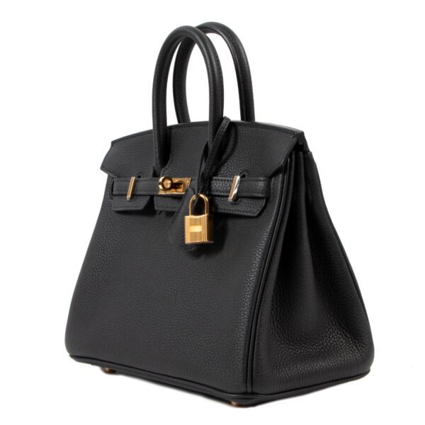 Hermès Birkin 25 Black Togo GHW