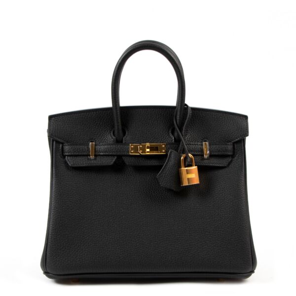 Hermès Birkin 25 Black  Togo GHW