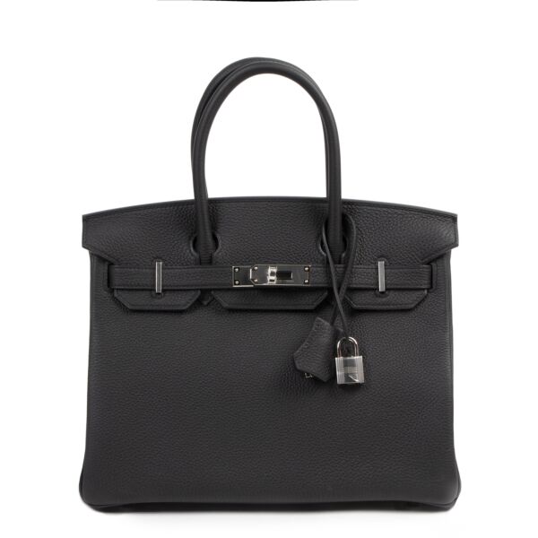 100% authentic Brand New Hermès Birkin 30 Black Togo PHW