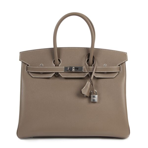 Brand New Hermès Birkin Etoupe for the best price at Labellov