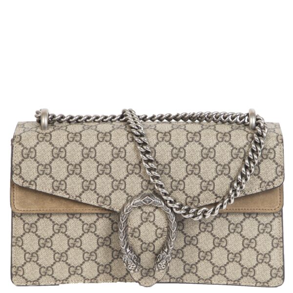  Gucci Dionysus small GG Beige Shoulder Bag