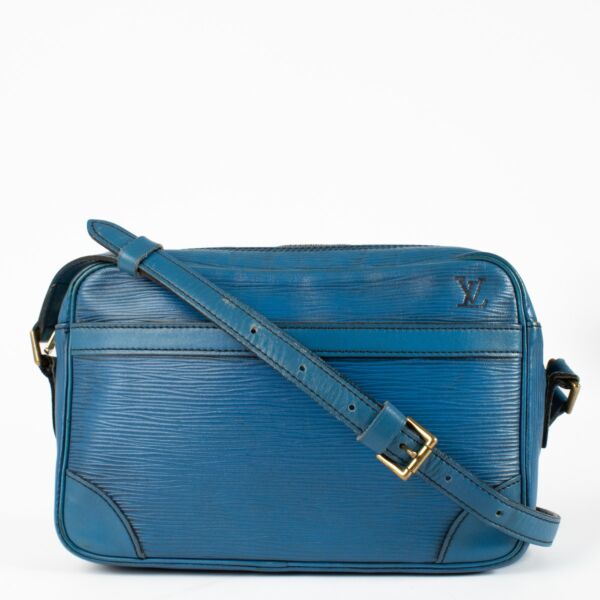 Louis Vuitton Blue Epi Trocadero PM