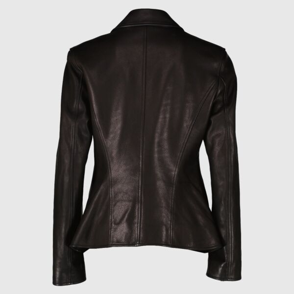 Alexander Wang Black Leather Biker Jacket - Size US 8