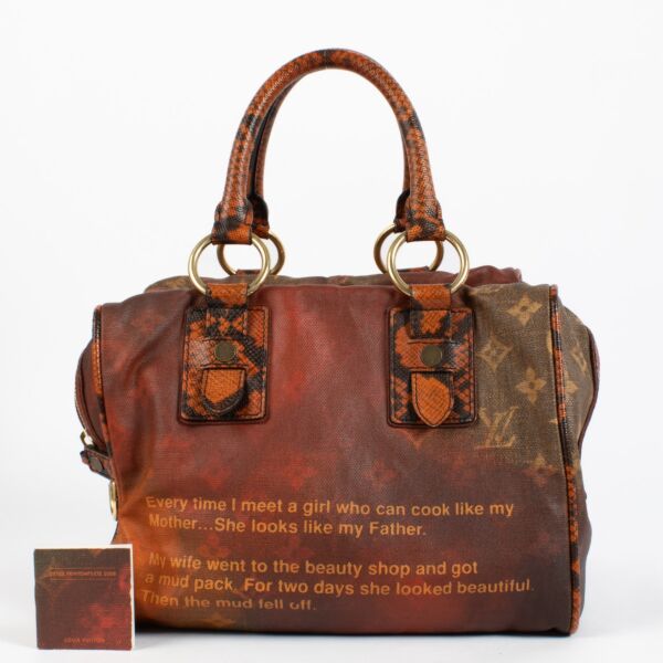 Louis Vuitton Richard Prince Jokes Bag