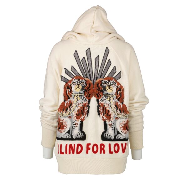 Gucci Beige Cotton Blind For Love Sweater - size XS