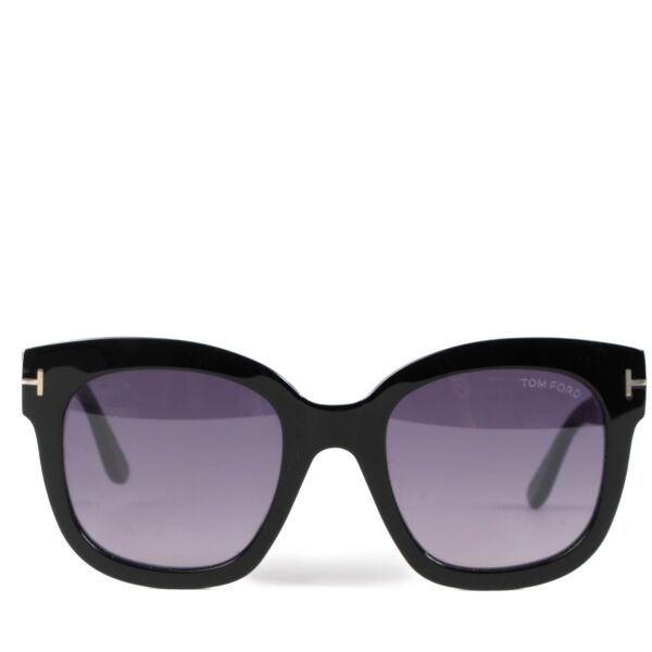 Tom Ford Black Beatrix Square Sunglasses