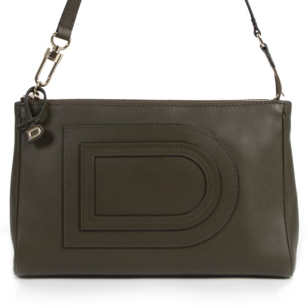 shop safe online Delvaux Khaki D Shoulder Bag