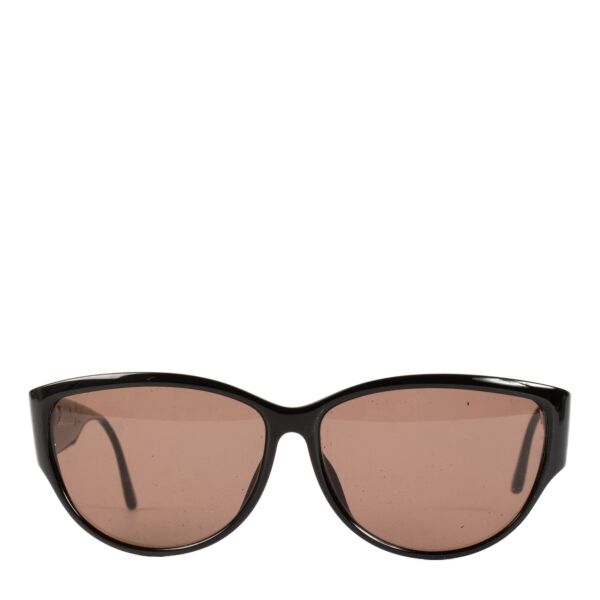 Christian Dior 2764 Vintage Black/Gold Cannage Sunglasses